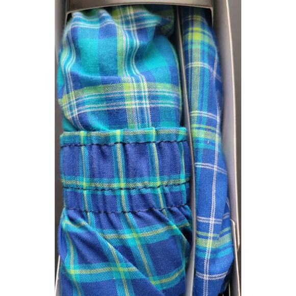 Hanes Tagless Woven Boxers - Blue Plaid - 2XL (44-46) - 3 Pack - Picture 6 of 6